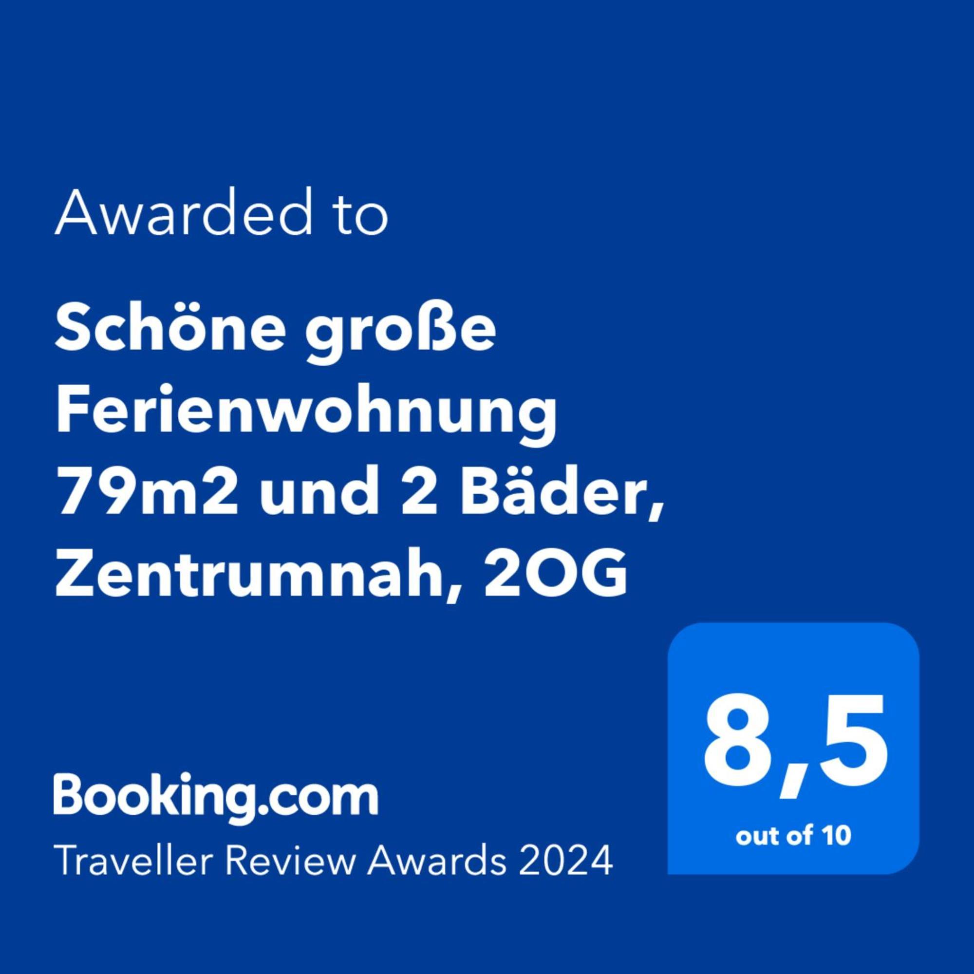 Schoene Grosse Ferienwohnung 79M2 Und 2 Baeder, Zentrumnah, 2Og Эрфурт Экстерьер фото